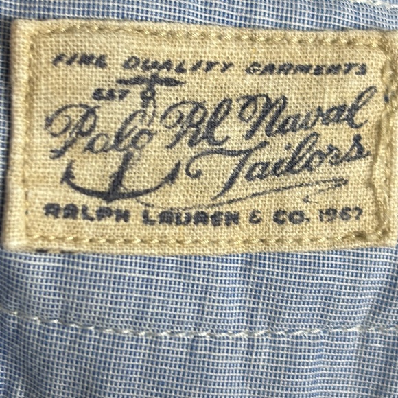 POLO RALPH LAUREN Naval Tailor Classic Fit seersucker shorts with flags  size 40 - Picture 14 of 16